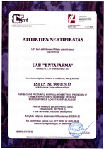 iso sertifikatas 1